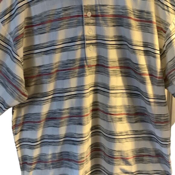 Pre Owned Men’s Descente Short Sleeve Polo Egyptian Cotton Sz Lg Casual Comfort - Picture 4 of 13